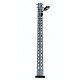 Lattice-Mast Industrial Lamp -- With Rectangular Light Housing (black) - 4-1/8′ 10.5cm Tall, HO, Busch Gmbh & Co Kg 4130
