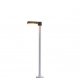 Angular LED Street Light with Plug and Socket Base -- 2′ 5.1cm, N, Brawa Modellspielwaren 83004