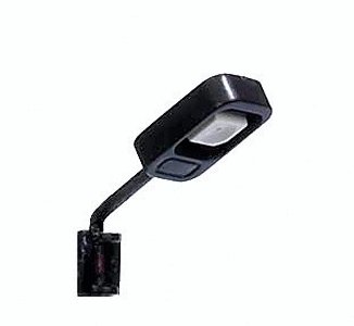 Wall-Mounted Lamp -- Rectangular Light Housing (black) pkg(2), HO, Busch Gmbh & Co Kg 4132