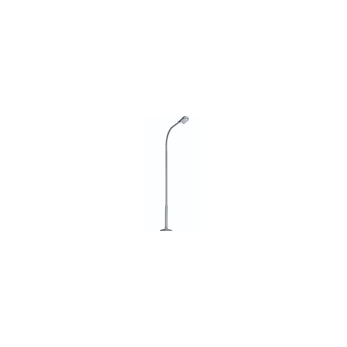 Siemens Style AHL 52 Street Light w/White LED -- 3-1/2′ 9cm Tall, HO, Busch Gmbh & Co Kg 4192