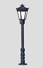 Park Light -- Black, Height 2-7/32′ (56mm), HO, Marklin, Inc 72804