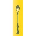 Standard Gas Lamp -- Green Mast, Warm White LED, 2-3/16′ 5.6cm Tall, HO, Viessmann Modellspielwaren 6728