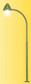 Overhead Gas Lamp -- Green Mast, Warm White LED, 3-1/8′ 8cm Tall, HO, Viessmann Modellspielwaren 6729