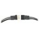 Mini Connector Set (1 Male, 1 Female) -- 4-Pin Linear Array w/6′ 32 Gauge Wires (3 , All Scales, Train Control Systems 1492