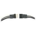 Mini Connector Set (1 Male, 1 Female) -- 4-Pin Linear Array w/6′ 32 Gauge Wires (3 , All Scales, Train Control Systems 1492