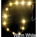 12 LED Chip String -- Warm White, 12-18V AC/DC, 1.6 x 3.2mm LEDs, All Scales, Evan Designs UWS12
