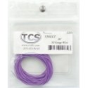 32-Gauge Wire - 20′ 6.1m Roll -- Violet (Purple), All Scales, Train Control Systems 1225
