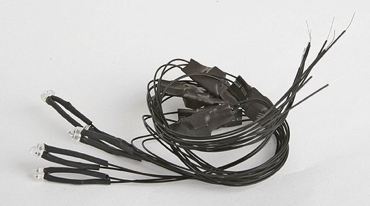 Light - Universal Flashing LED 5/64′ 1.8mm 7-19 Volt AC, DC, DCC 5-Pack -- Orange, All Scales, Evan Designs U16F