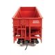 70-Ton AAR 3-Bay Open Hopper - Ready to Run -- Minneapolis & St. Louis 66995