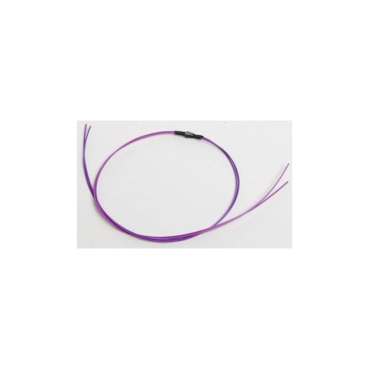 2-Pin Micro Connector -- With 6` 15.2cm Purple Wires .098 x .06 x .12`, All Scales, Train Control Systems 1522