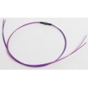 2-Pin Micro Connector -- With 6` 15.2cm Purple Wires .098 x .06 x .12`, All Scales, Train Control Systems 1522