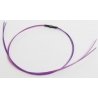 2-Pin Micro Connector -- With 6` 15.2cm Purple Wires .098 x .06 x .12`, All Scales, Train Control Systems 1522