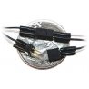 2-Pin Mini Connector -- With 6` 15.2cm Red & Black Wires .12 x .085 x .243`, All Scales, Train Control Systems 1519