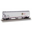 Trinity 5161 3-Bay Covered Hopper - Ready to Run -- Canadian Pacific SOO 121728 (gray, black, red dashed frame stripe, Beaver L