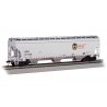 Trinity 5161 3-Bay Covered Hopper - Ready to Run -- Canadian Pacific SOO 121728 (gray, black, red dashed frame stripe, Beaver L