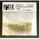 3-Circuit Eurostyle Terminal Strips -- For 14-24 AWG Wire pkg(5), All Scales, NCE Corporation 293