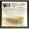 3-Circuit Eurostyle Terminal Strips -- For 14-24 AWG Wire pkg(5), All Scales, NCE Corporation 293