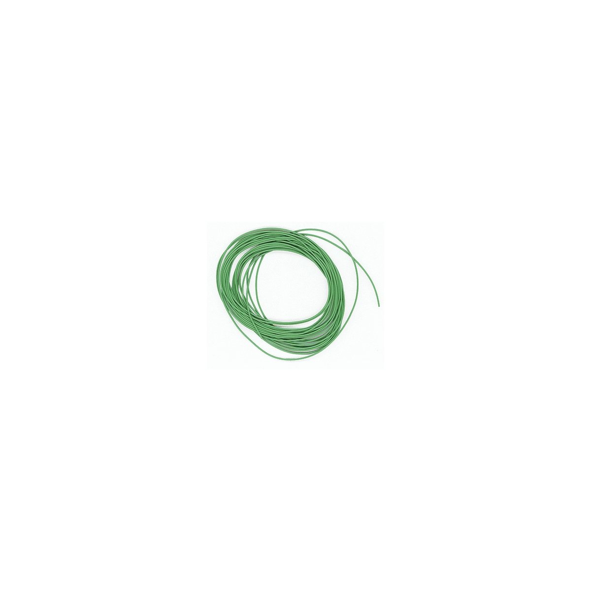 30 Gauge Ultra Flexible Stranded Single Conductor Wire - 10′ 3m -- Green, All Scales, Miniatronics Corp. 48G3001