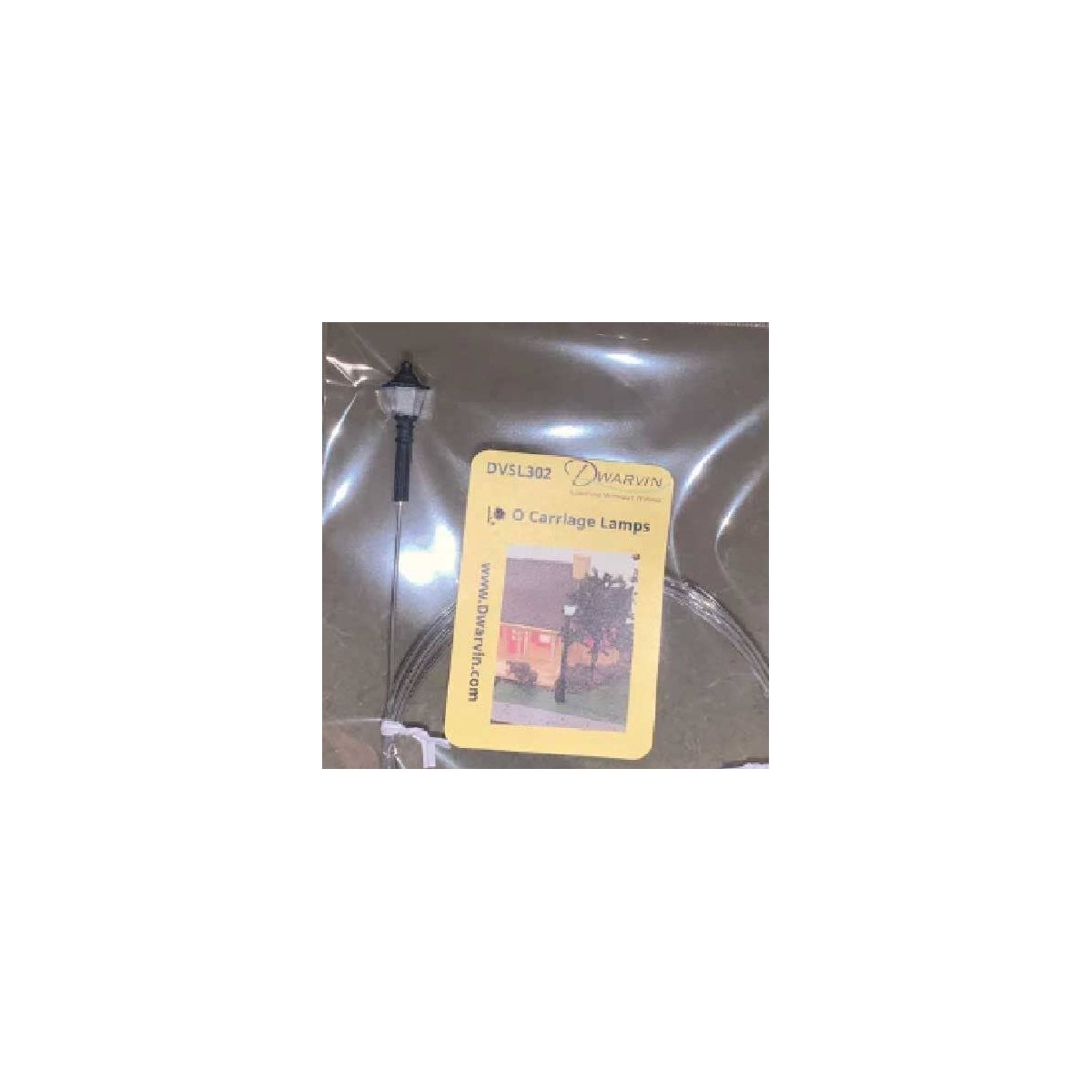 DVSL302SH Fiber-Lit Carriage Street Lamp -- Short Stem pkg(1), O, Dwarvin SL302SH