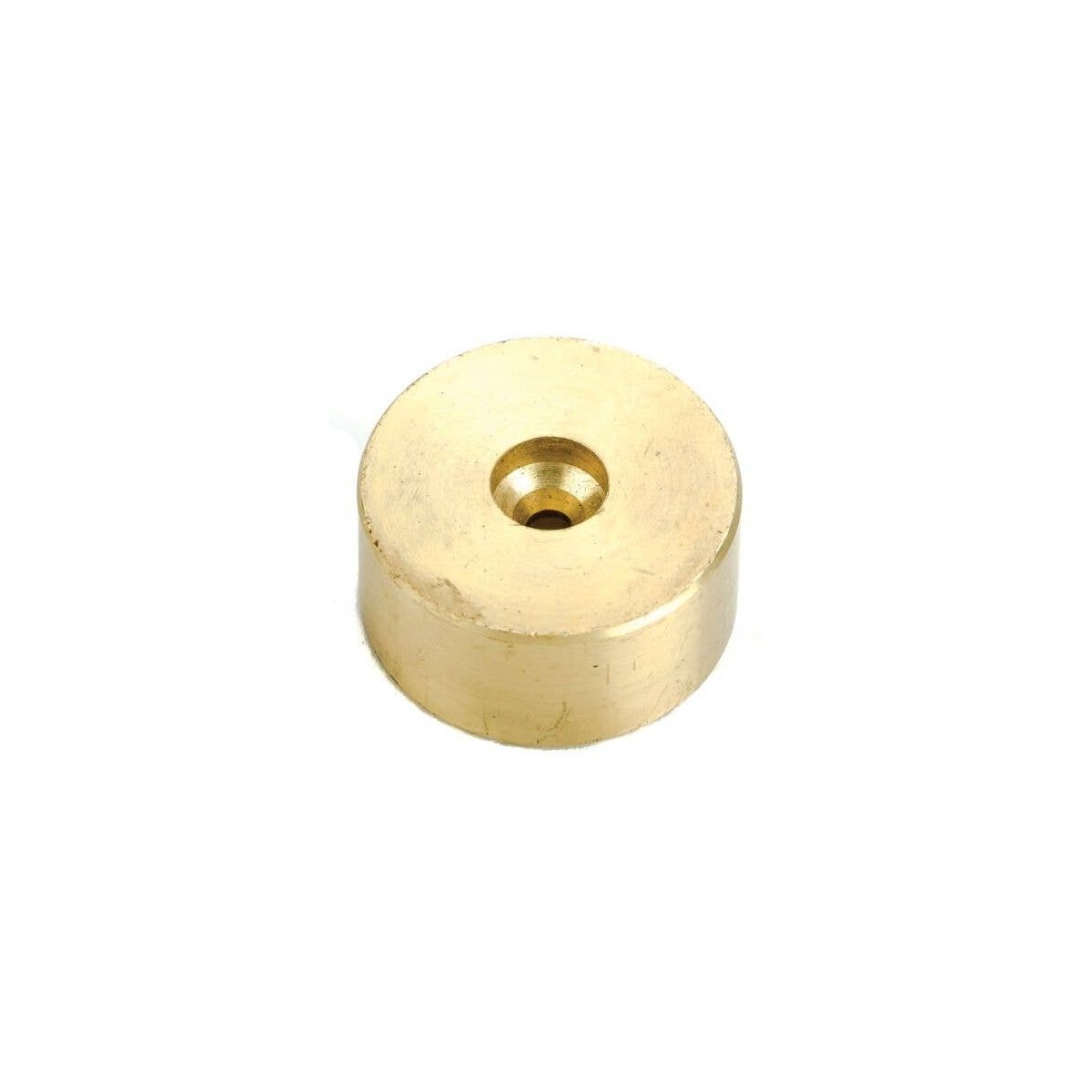 Brass Flywheel,Press-fit -- 5/32`-4.0mm Shaft x 31mm-1.25` OD x 16mm L, HO, Northwest Short Line 4176