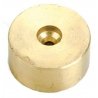 Brass Flywheel,Press-fit -- 5/32`-4.0mm Shaft x 31mm-1.25` OD x 16mm L, HO, Northwest Short Line 4176
