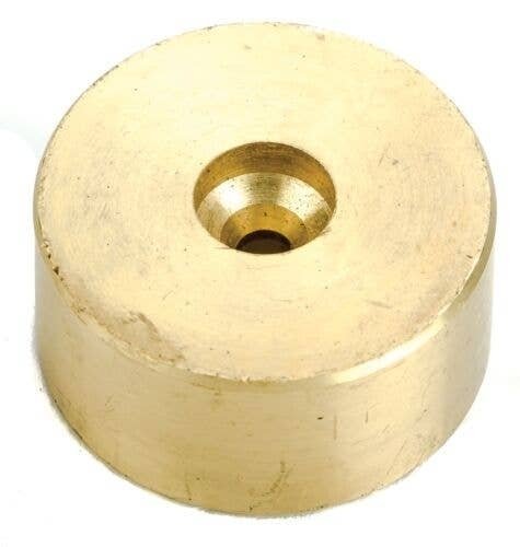Brass Flywheel,Press-fit -- 5/32`-4.0mm Shaft x 31mm-1.25` OD x 16mm L, HO, Northwest Short Line 4176