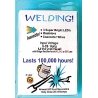 Welding LEDs - Universal 9-19V AC, DC & DCC pkg(3) -- 3mm, All Scales, Evan Designs U3W