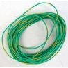 30 AWG Super-Flexible Wire -- Green with Yellow Stripe - 10′ 3.1m, All Scales, SoundTraxx 810147