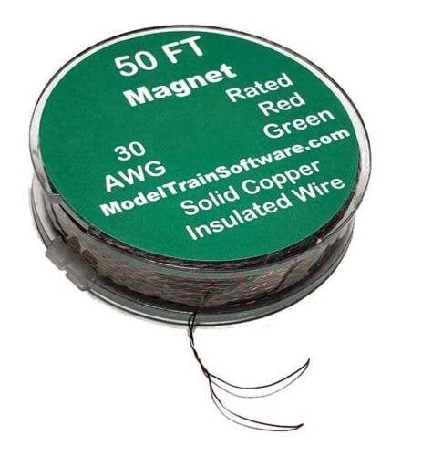 Twisted Magnet Wire -- 50′ 15.24m Spool, All Scales, Evan Designs MW50