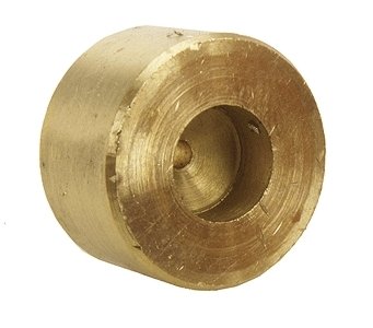 Brass Flywheel (Press-Fit) -- For 2.0mm Shaft, 18mm Outside Diameter x 11mm Length, HO, Northwest Short Line 4066