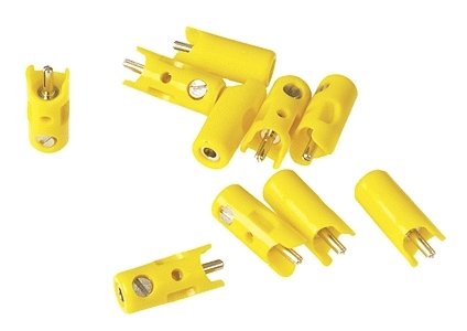 New Style Plugs pkg(10) -- Yellow, All Scales, Marklin, Inc 71412