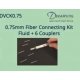 DVCK0.75 Fiber Optic Connecting Kit -- For 0.75mm Fiber, All Scales, Dwarvin CK075