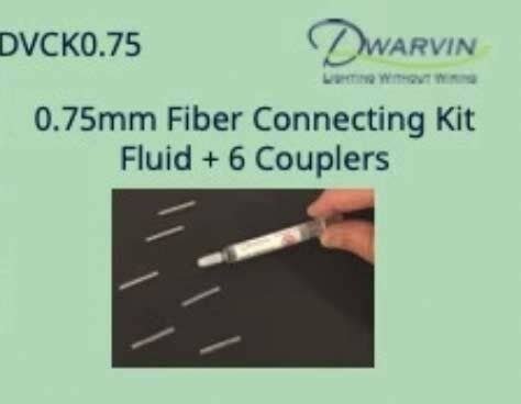 DVCK0.75 Fiber Optic Connecting Kit -- For 0.75mm Fiber, All Scales, Dwarvin CK075
