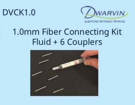 DVCK1.0 Fiber Optic Connecting Kit -- For 1.0mm Fiber, All Scales, Dwarvin CK10