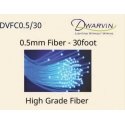 DVFC0.5/30 End-Glow Fiber Optic Cable -- 30 Feet, 0.5mm, All Scales, Dwarvin FC0530