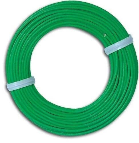 Single-Conductor Wire -- Green, 32`10` 10m, All Scales, Busch Gmbh & Co Kg 1792