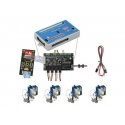 SmartSwitch(TM) Complete Set -- Programming Board and 4 Each: Servos, Toggle Switches, Cables, All Scales, Peco PLS100