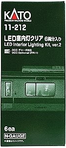 Passenger Car Interior Lighting - Kit -- Version 2 (2012) pkg(6), N, Kato USA Inc 11212