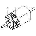 Motor -- With Flywheels & Mount, HO, Kato USA Inc 956010