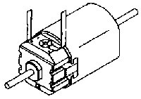 Motor -- With Flywheels & Mount, HO, Kato USA Inc 956010