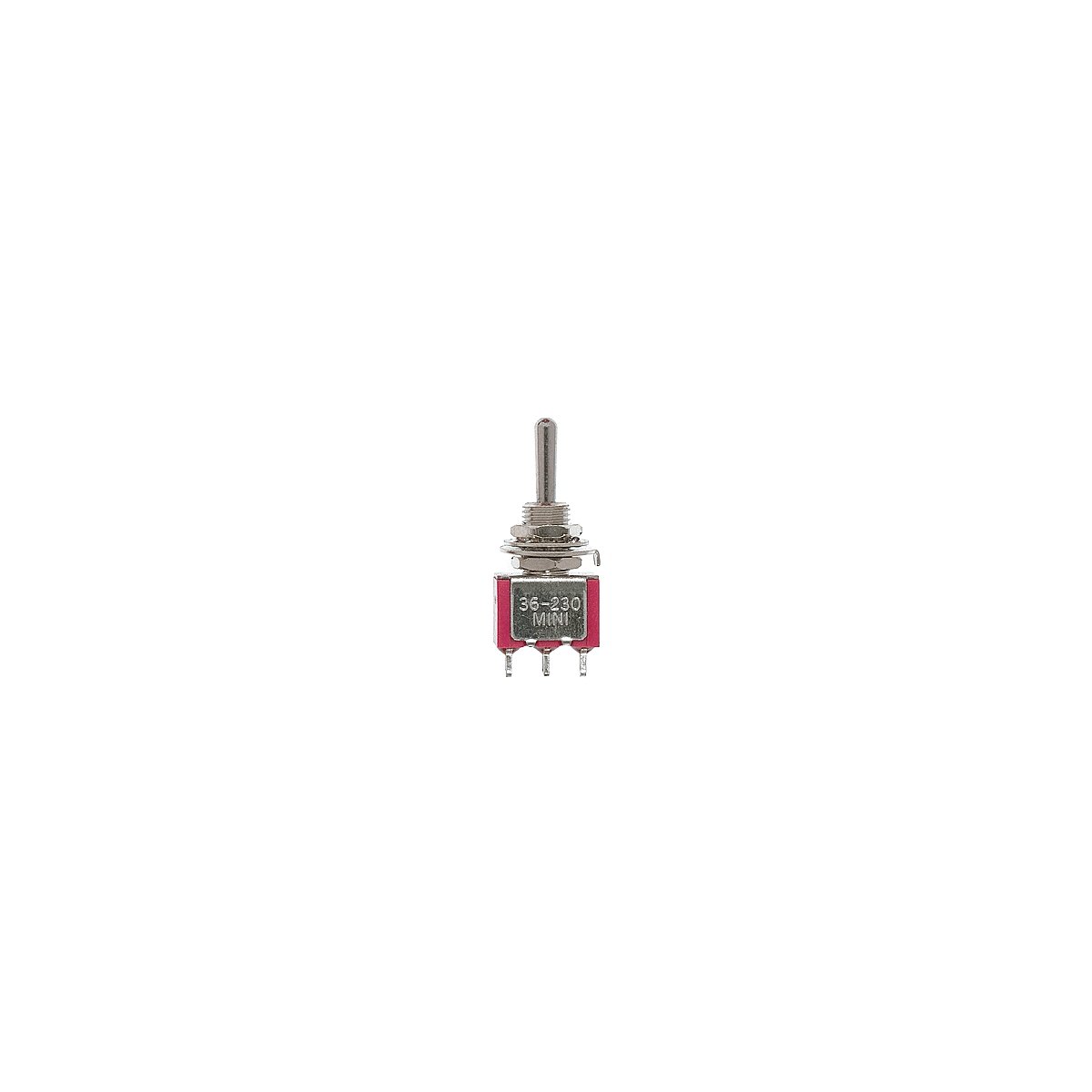 Miniature Toggle Switches -- SPDT 5Amp 120V Center Off pkg(8), All Scales, Miniatronics Corp. 3623008