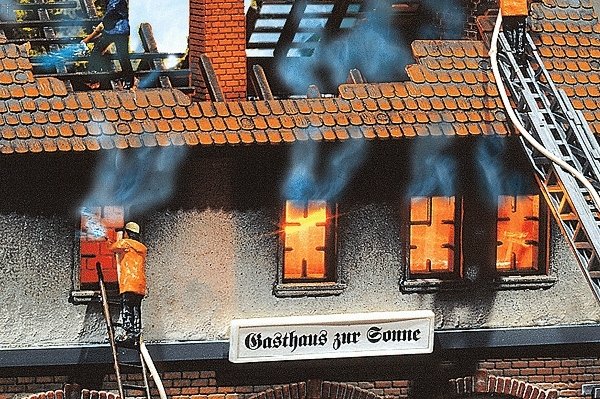 Mini Lighting Effect Circuit w/LED 6-16V -- Flickering Fire, All Scales, Faller Gmbh 180695