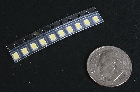High-Intensity LED -- 1/16 x 1/8′ 2 x 3mm (white) pkg(10), All Scales, Ngineering N1021C10