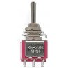 Miniature Toggle Switches -- DPDT 5Amp 120V Momentary pkg(5), All Scales, Miniatronics Corp. 3627005