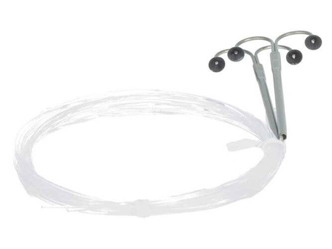 DVSL108 Fiber-Lit Double Swan/Goose Neck Lamps -- pkg(2), HO, Dwarvin SL108