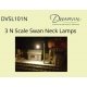 DVSL201 Fiber-Lit Swan/Goose Neck Street Lamps -- pkg(3), N, Dwarvin SL201