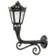 Lamppost Accessory Parts -- Outdoor Building Light (black), HO, Miniatronics Corp. 7200601