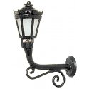 Lamppost Accessory Parts -- Outdoor Building Light (black), HO, Miniatronics Corp. 7200601