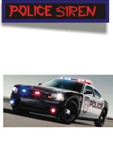 Police Siren Sound w/Speaker and Compact Switch -- 12 - 18 Volt AC/DC, All Scales, Evan Designs PS2