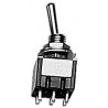 Miniature Toggle Switches -- DPDT 5-Amp 120V pkg(4), All Scales, Miniatronics Corp. 3625004